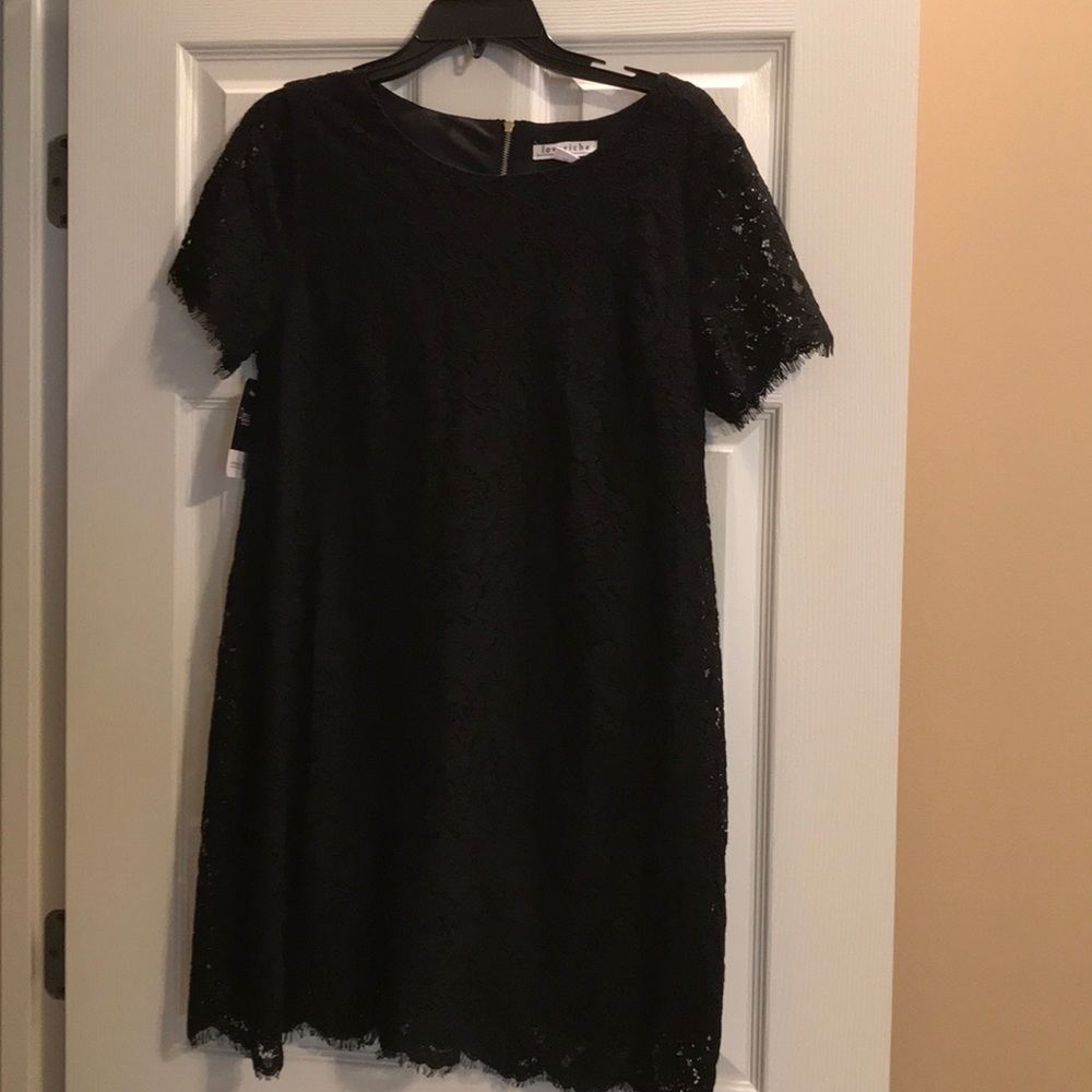 Black lace dress